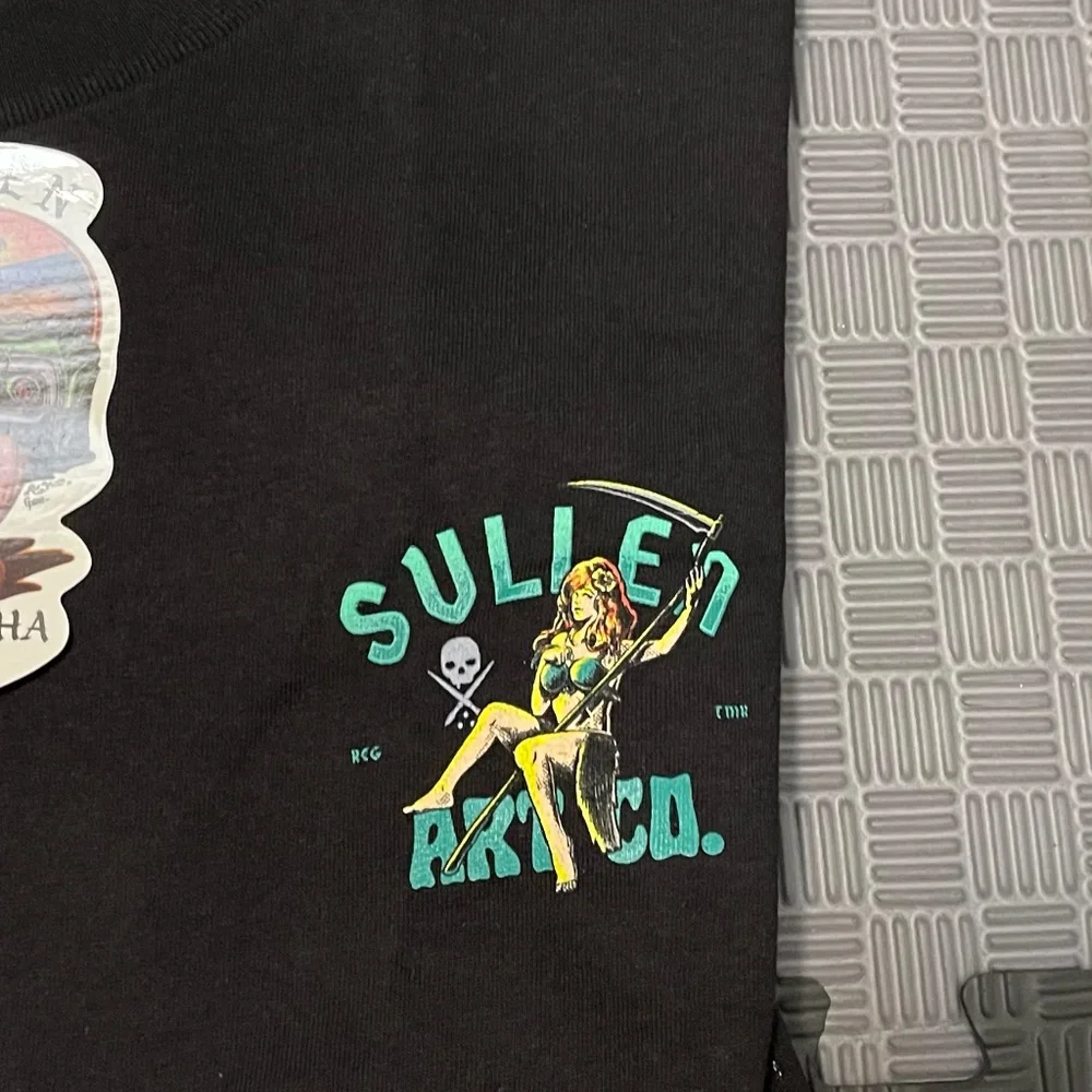 Sullen Castaway T-Shirt Color Black Size XL - Picture 4 of 7